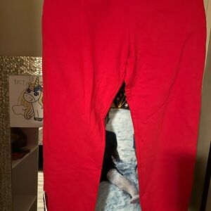 QUEEN OF SPARKLES Red Sweatpants